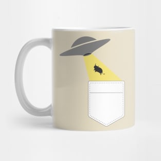 Alien Abduction Pocket Mug